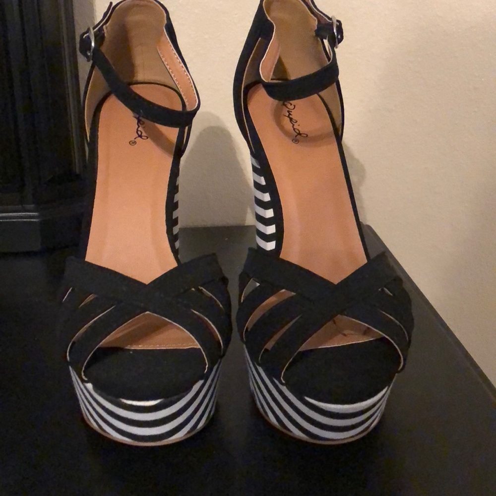Your playful high heeled shoe